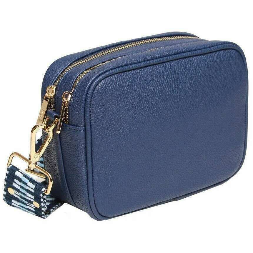 Alice Wheeler London Soho Camera Crossbody Bag - Navy - Image 3