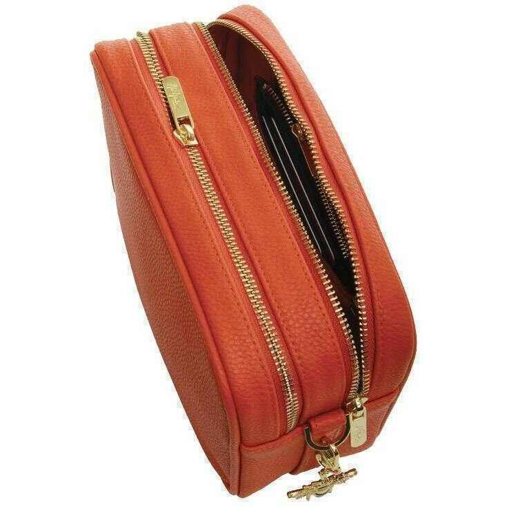 Alice Wheeler London Soho Camera Crossbody Bag - Orange - Image 3