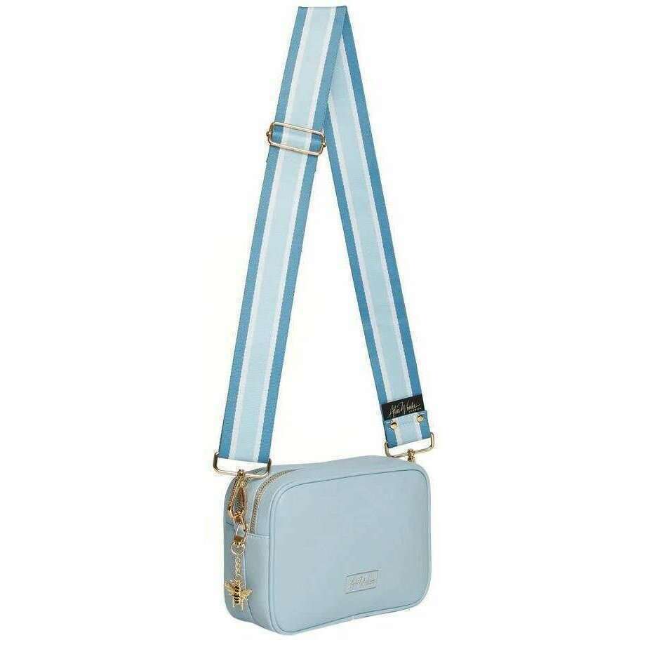 Alice Wheeler London Soho Camera Crossbody Bag - Pastel Blue - Image 2