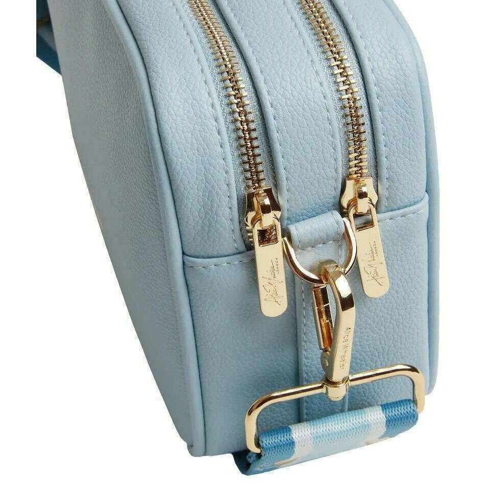 Alice Wheeler London Soho Camera Crossbody Bag - Pastel Blue - Image 4