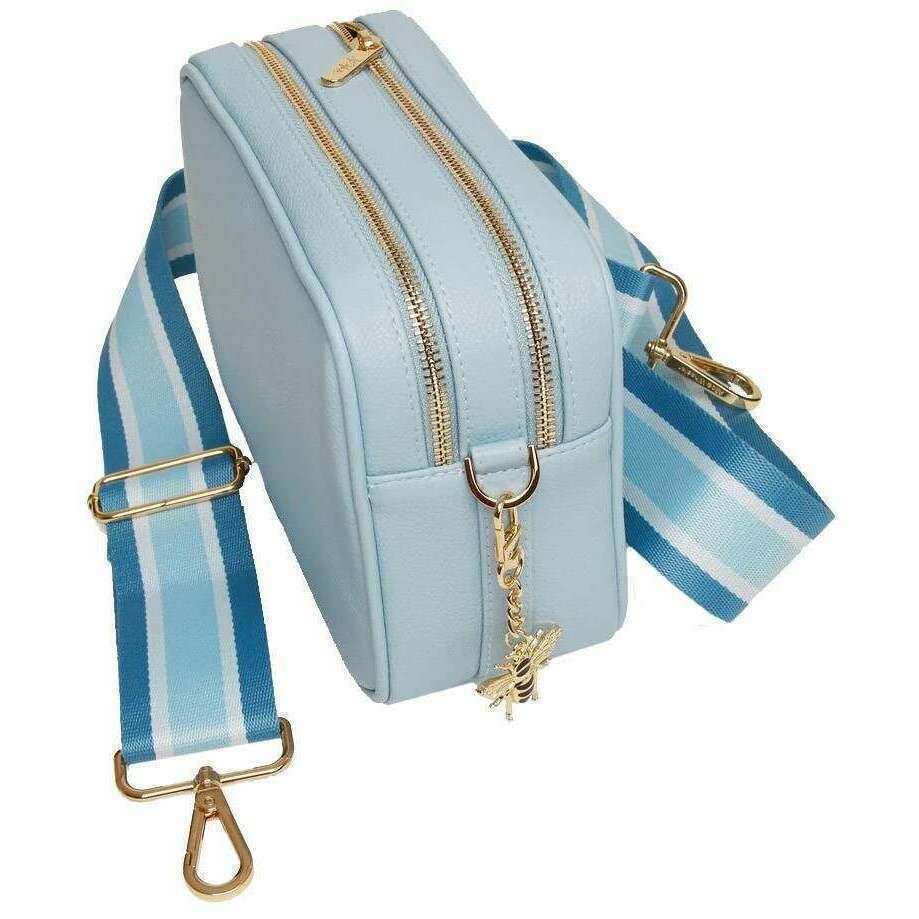 Alice Wheeler London Soho Camera Crossbody Bag - Pastel Blue - Image 5