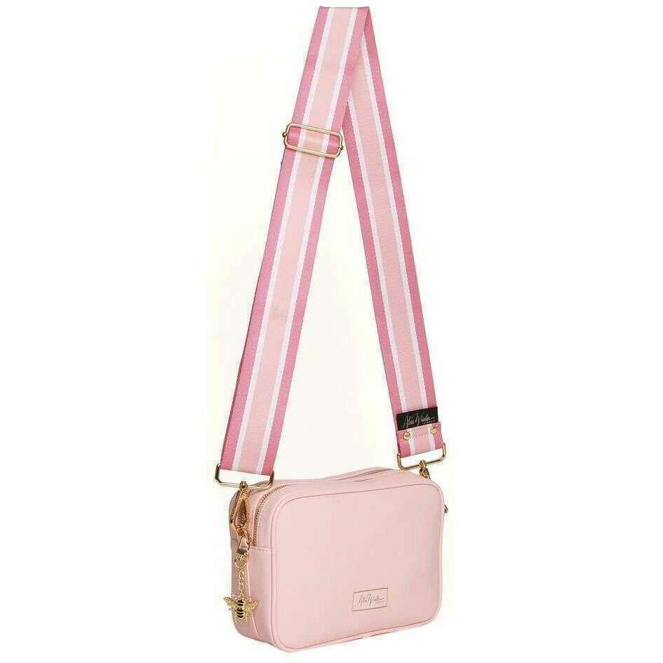 Alice Wheeler London Soho Camera Crossbody Bag - Pastel Pink - Image 2