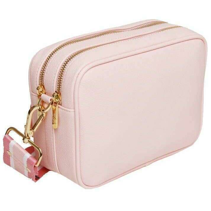 Alice Wheeler London Soho Camera Crossbody Bag - Pastel Pink - Image 3