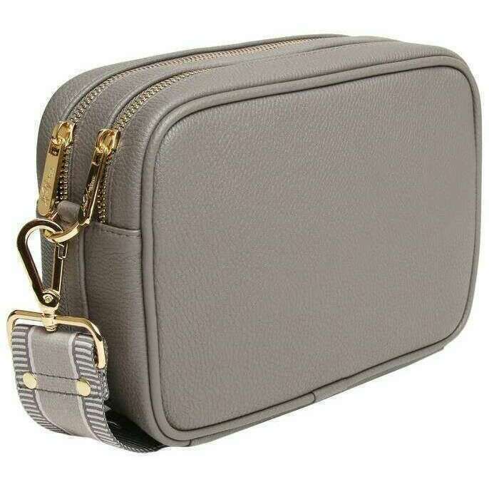 Alice Wheeler London Soho Camera Crossbody Bag - Slate Grey - Image 2