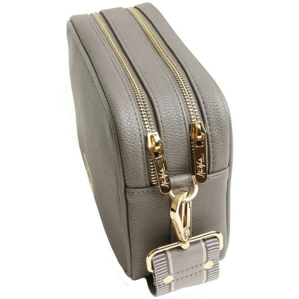 Alice Wheeler London Soho Camera Crossbody Bag - Slate Grey - Image 4