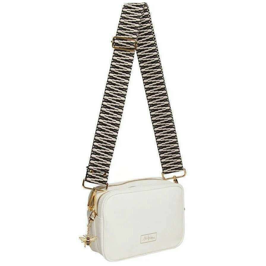 Alice Wheeler London Soho Camera Crossbody Bag - White - Image 2