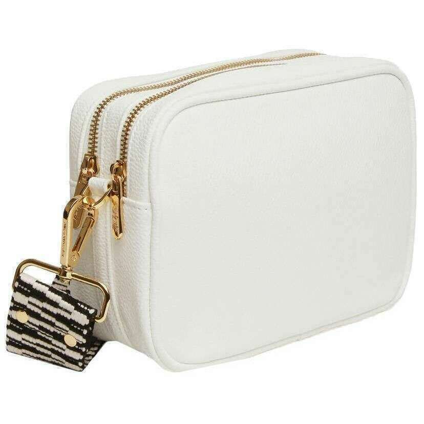 Alice Wheeler London Soho Camera Crossbody Bag - White - Image 3