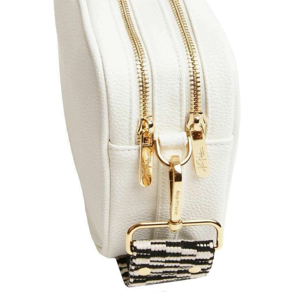 Alice Wheeler London Soho Camera Crossbody Bag - White - Image 4