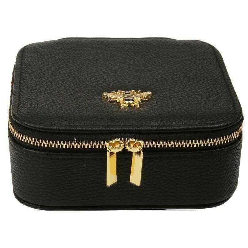 Alice Wheeler London Travel Jewellery Box - Black