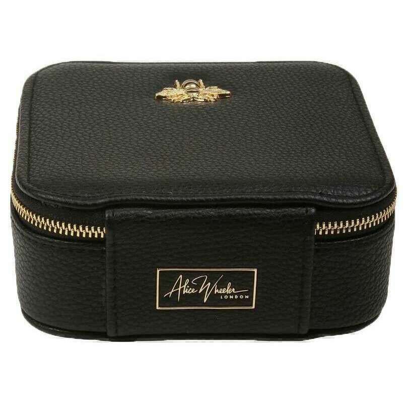 Alice Wheeler London Travel Jewellery Box - Black - Image 2