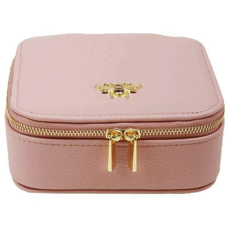 Alice Wheeler London Travel Jewellery Box - Pink