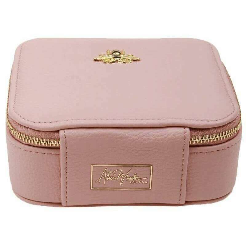 Alice Wheeler London Travel Jewellery Box - Pink - Image 2