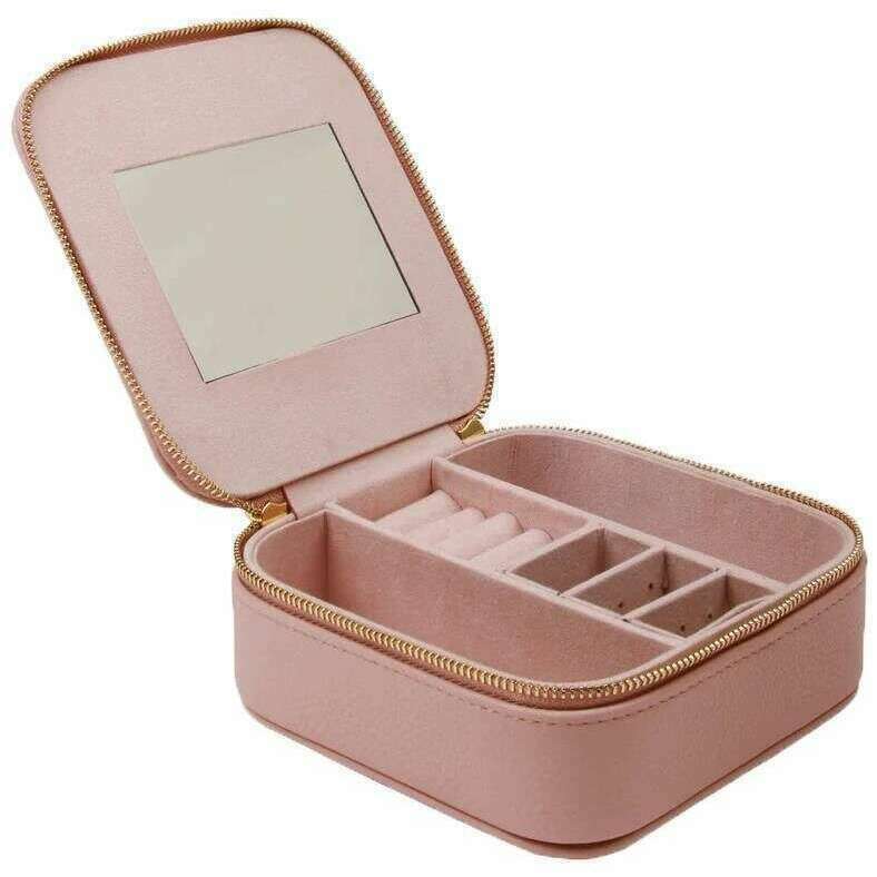 Alice Wheeler London Travel Jewellery Box - Pink - Image 3