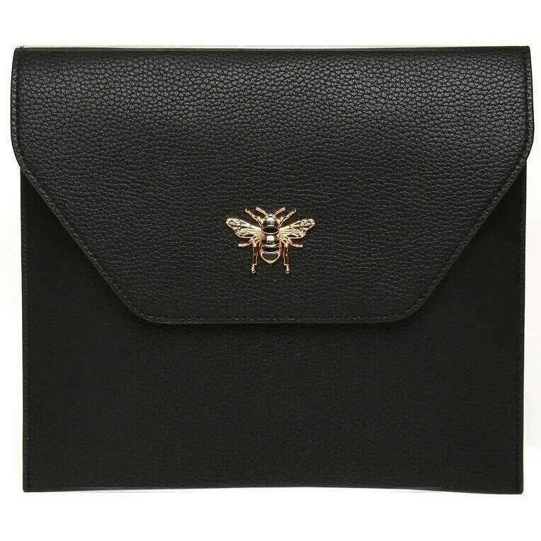 Alice Wheeler London Travel Mirror and Case - Black - Image 2