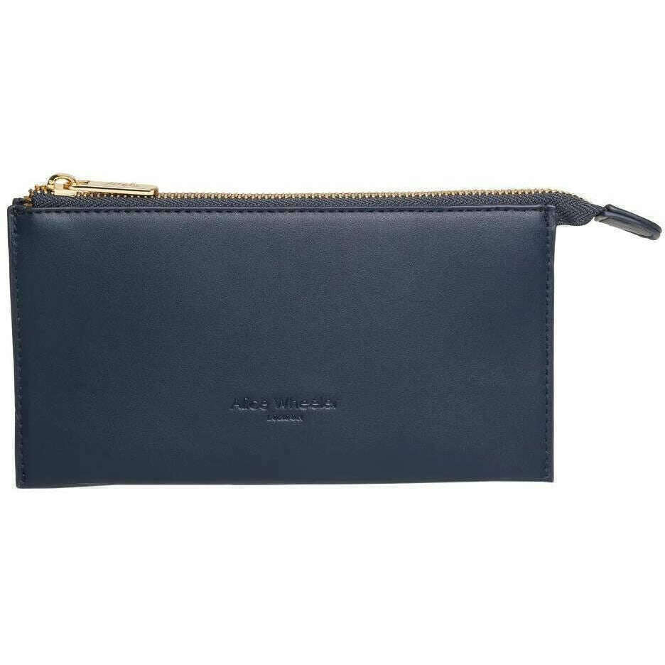 Alice Wheeler London Valencia Double Purse - Navy