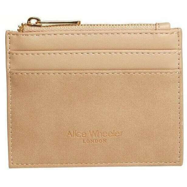 Alice Wheeler London Verona Coin Purse - Sand Beige