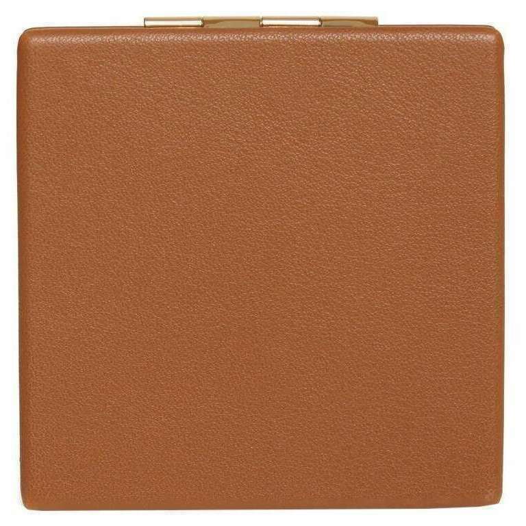 Alice Wheeler London Vienna Mirror Compact - Tan - Image 2
