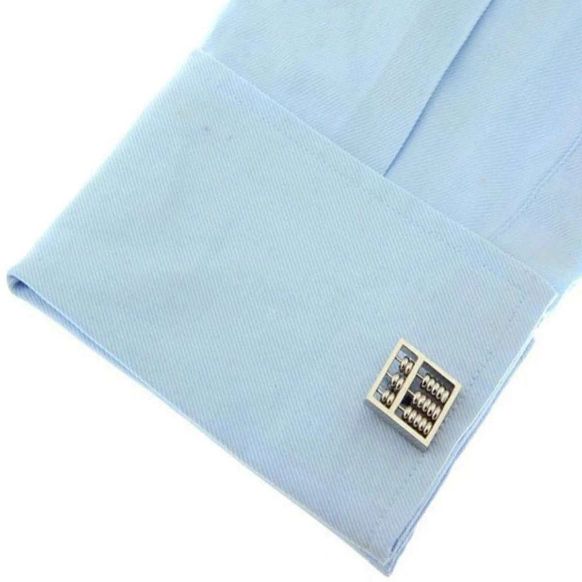 Bassin and Brown Abacus Cufflinks - Silver - Image 4