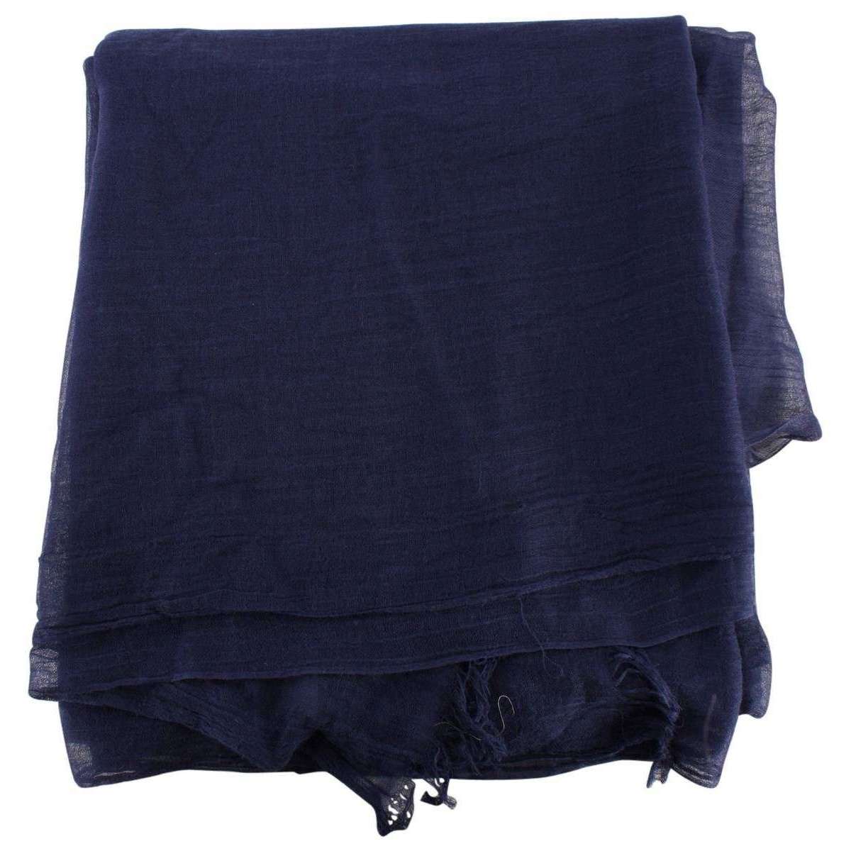 Bassin and Brown Aeolus Large Plain Scarf - Blue - Image 3