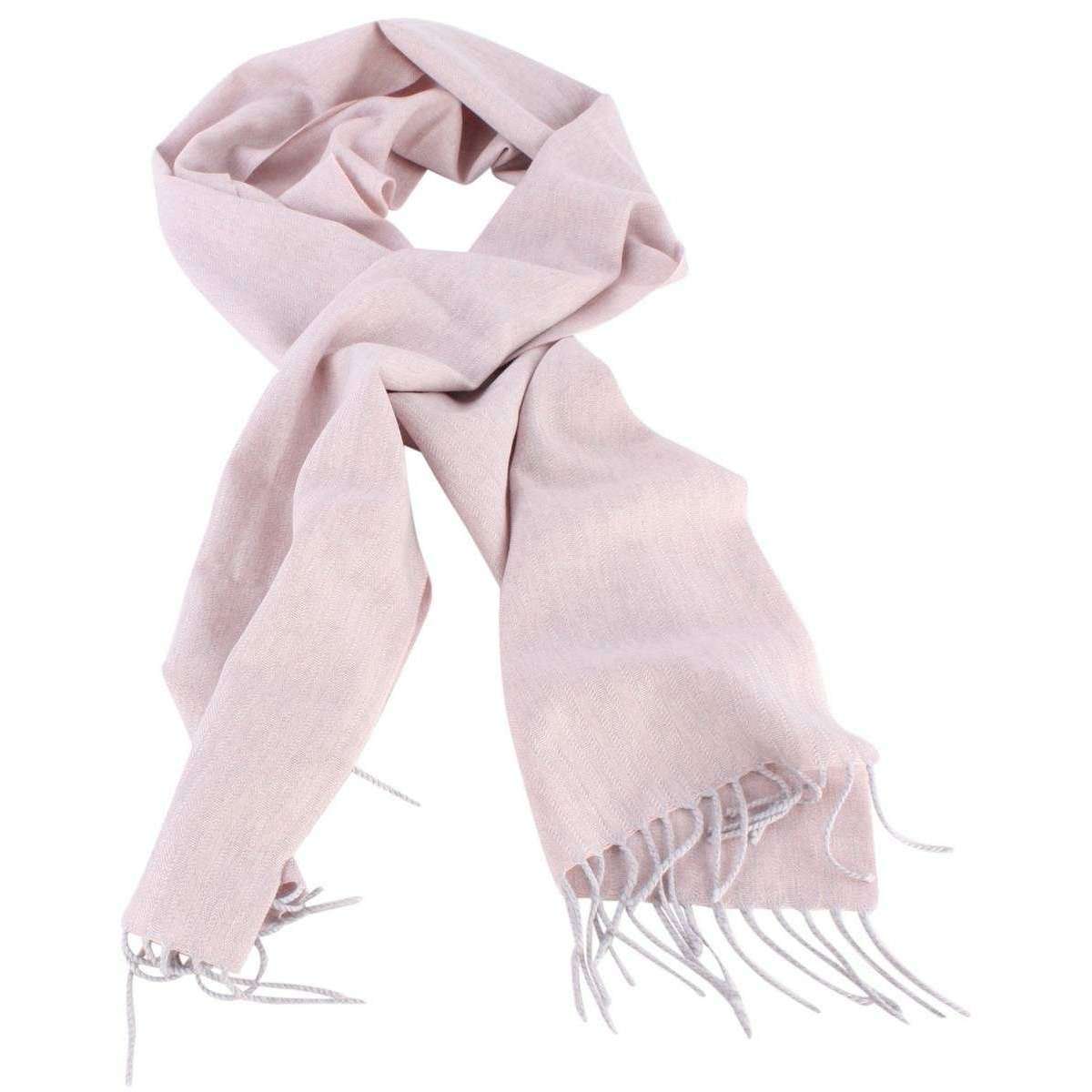 Bassin and Brown Arethusa Self Lined Wool Scarf - Pink - Image 2
