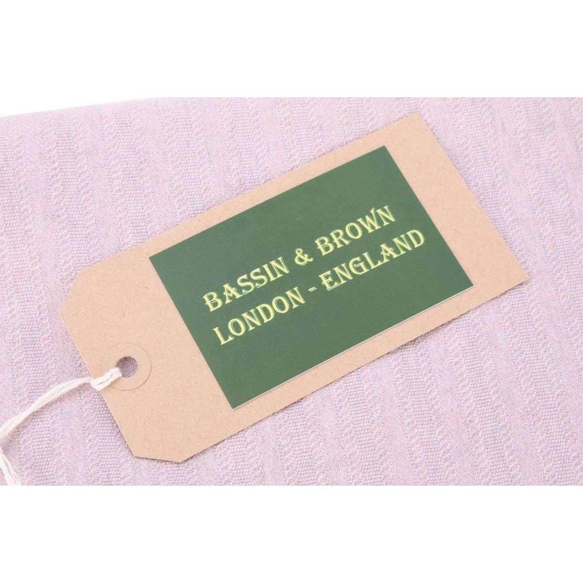 Bassin and Brown Arethusa Self Lined Wool Scarf - Pink - Image 5