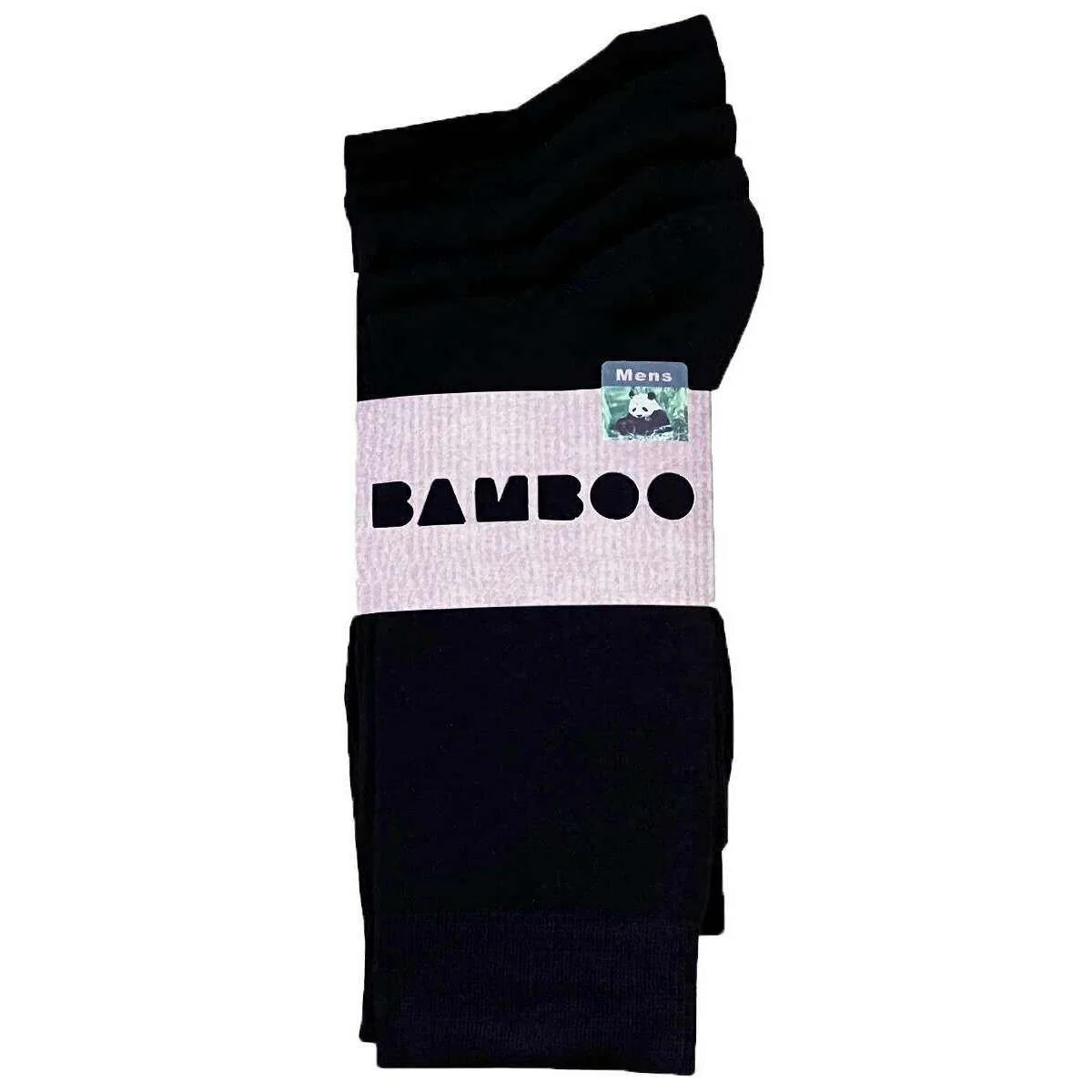 Bassin and Brown Bamboo Five Pack Socks - Black