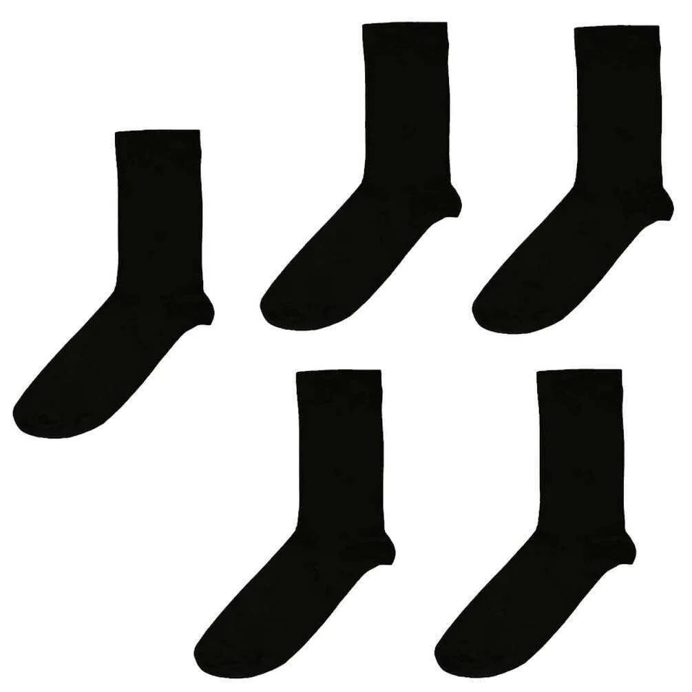 Bassin and Brown Bamboo Five Pack Socks - Black - Image 2