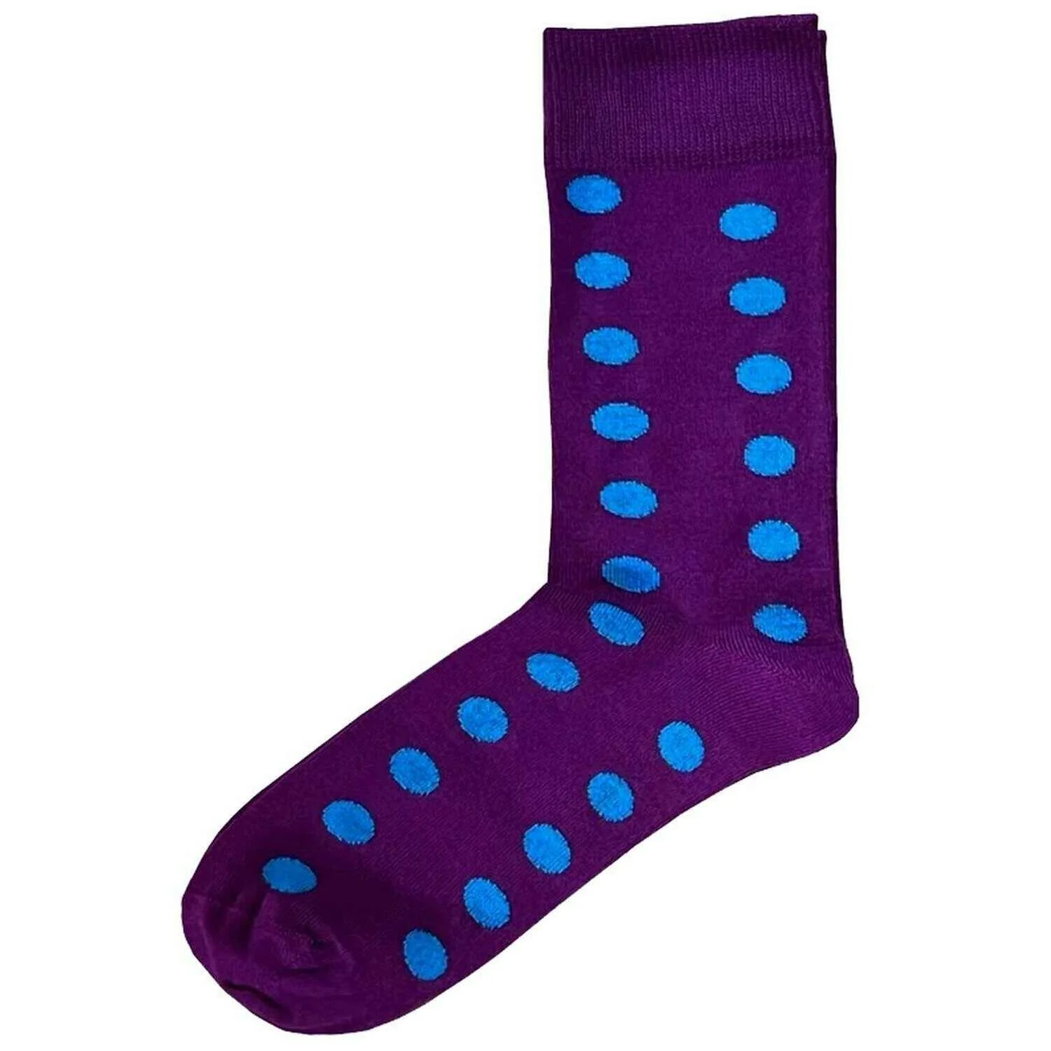 Bassin and Brown Bamboo Spotted Three Pack Socks - Purple/Green/Blue - Image 3