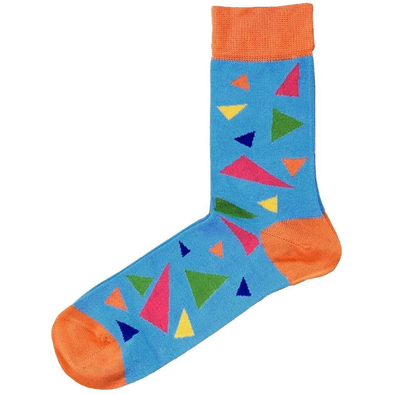 Bassin and Brown Bamboo Three Pack Socks - Blue/Red - Image 3