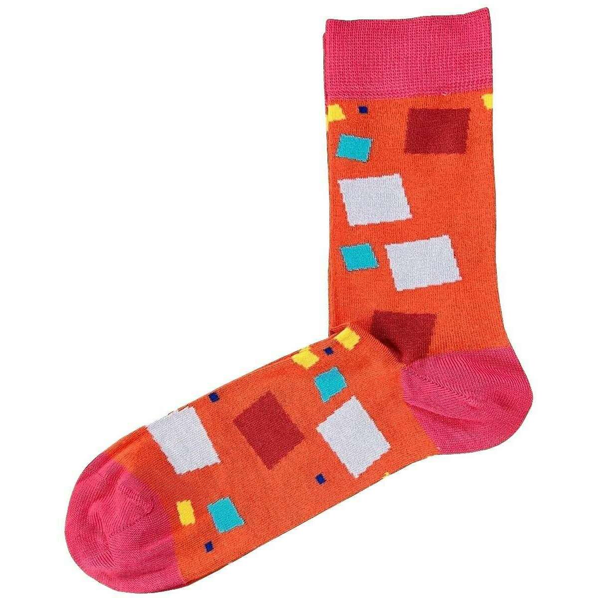 Bassin and Brown Bamboo Three Pack Socks - Blue/Red - Image 4