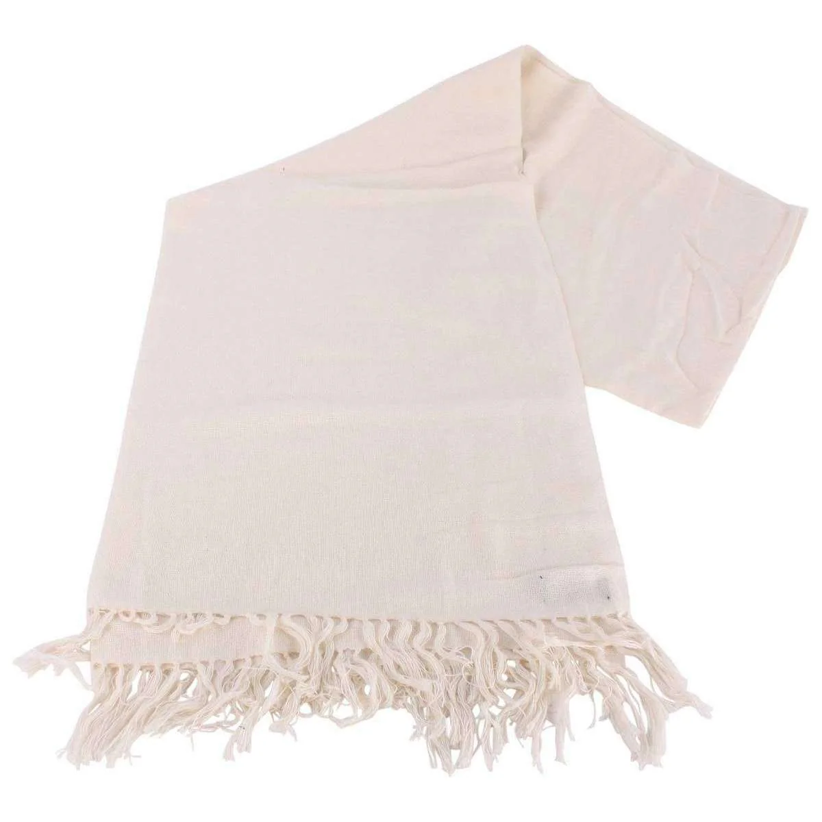 Bassin and Brown Grant Plain Scarf - Cream