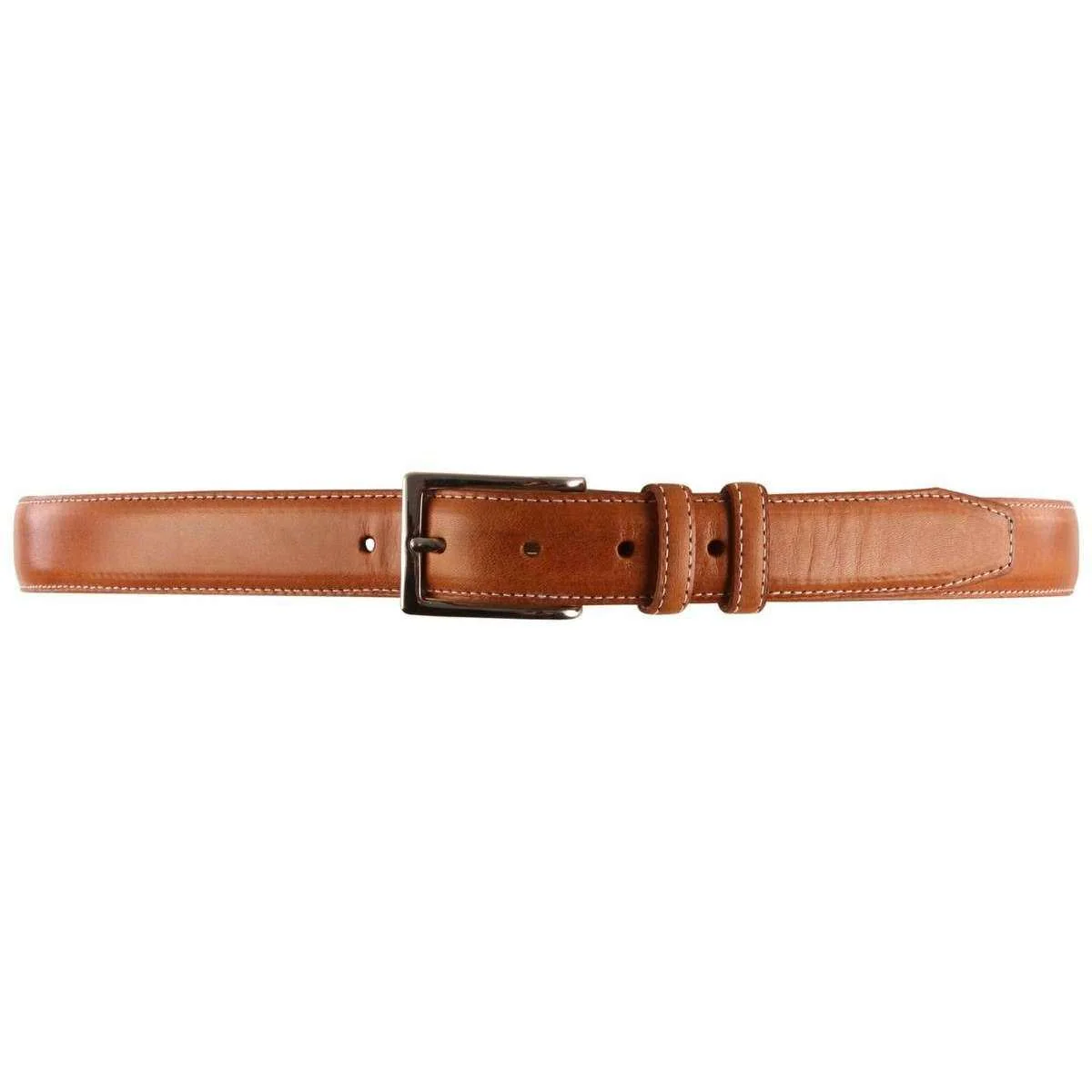 Bassin and Brown Leather Belt - Tan - Image 7