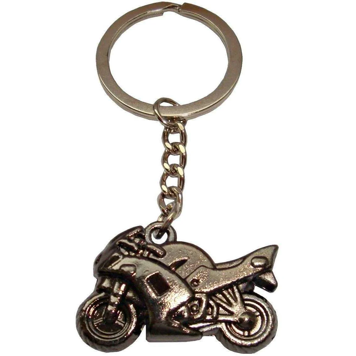 Bassin and Brown Motorbike Key Ring - Black - Image 2