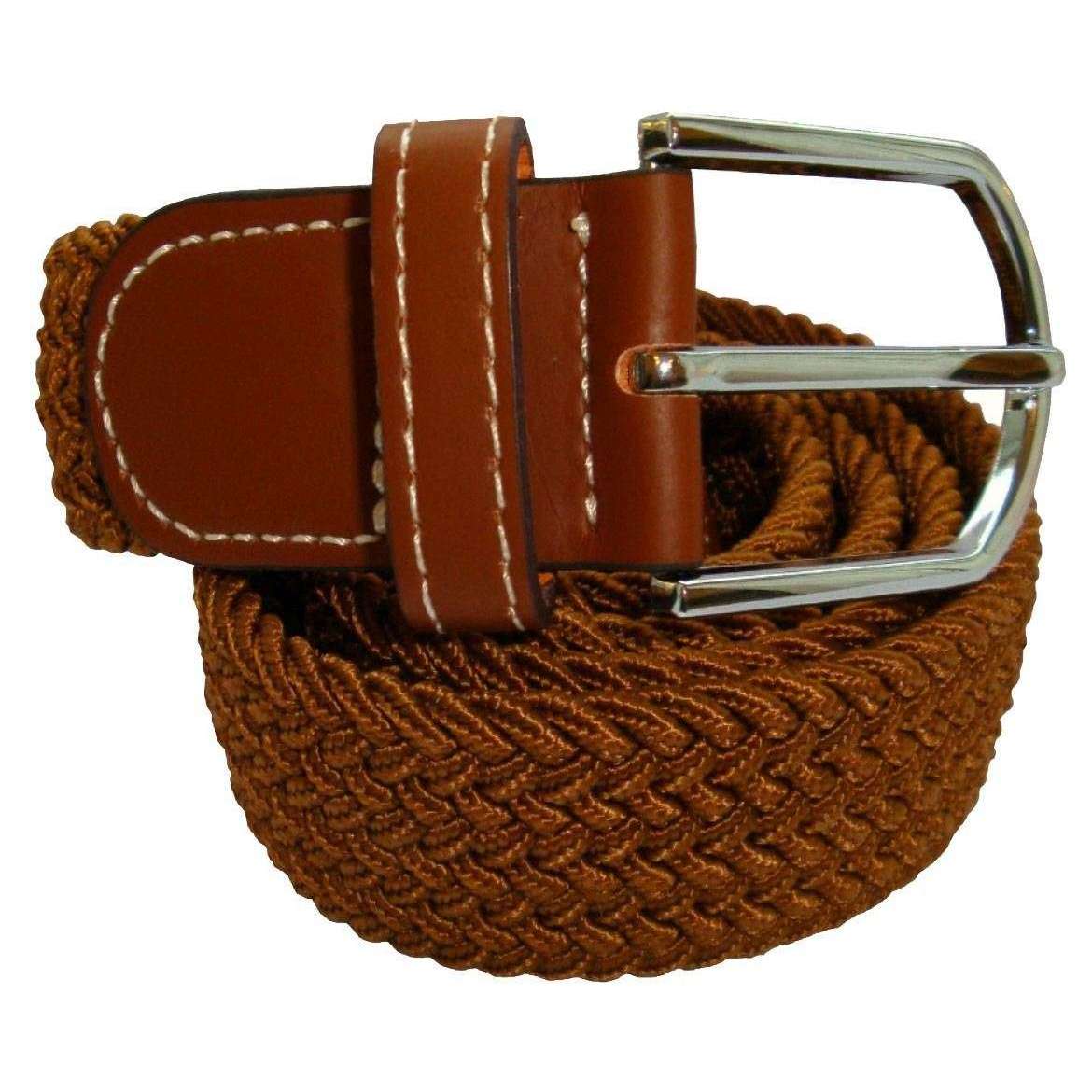Bassin and Brown Plain Woven Belt - Bronze - Image 5