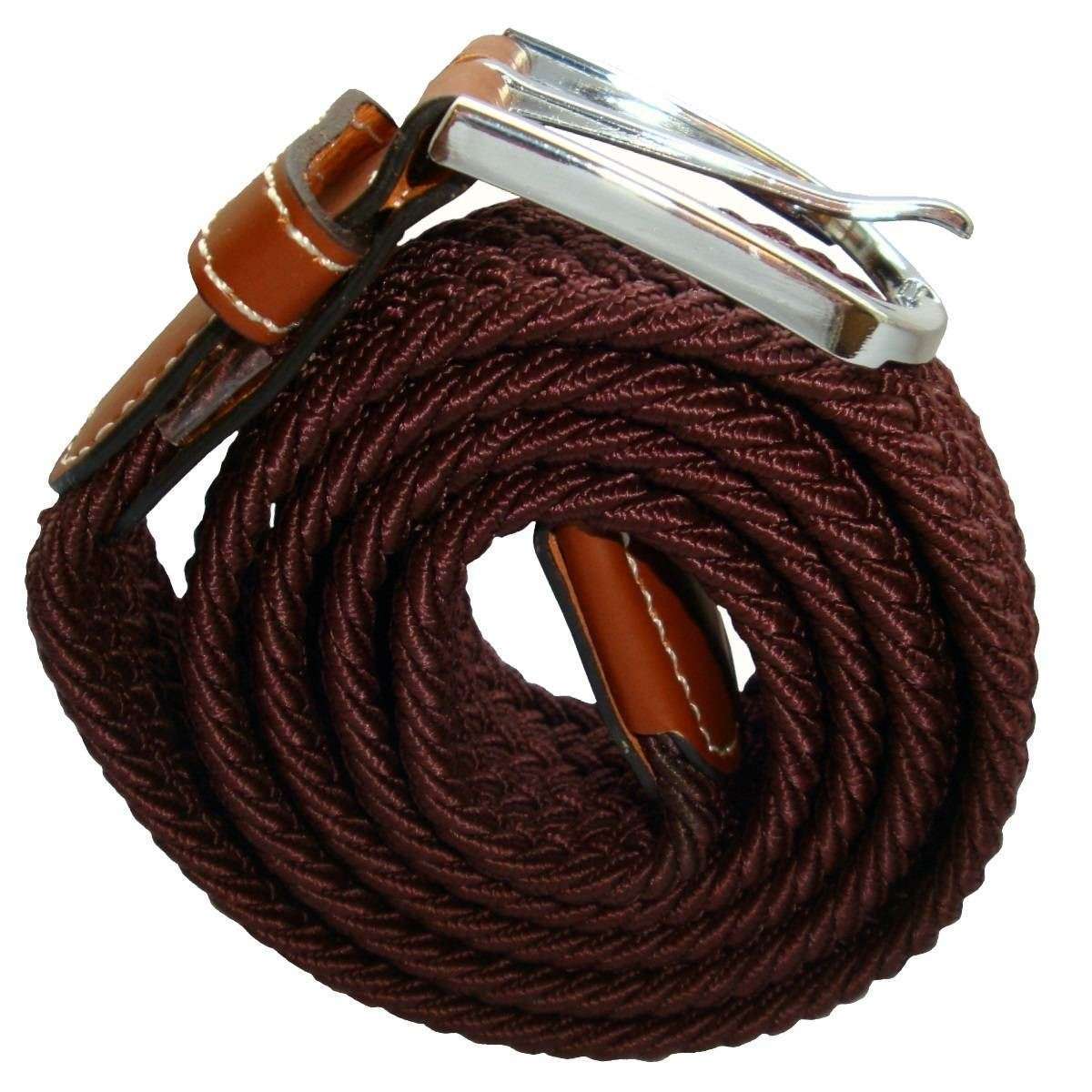 Bassin and Brown Plain Woven Belt - Brown - Image 4