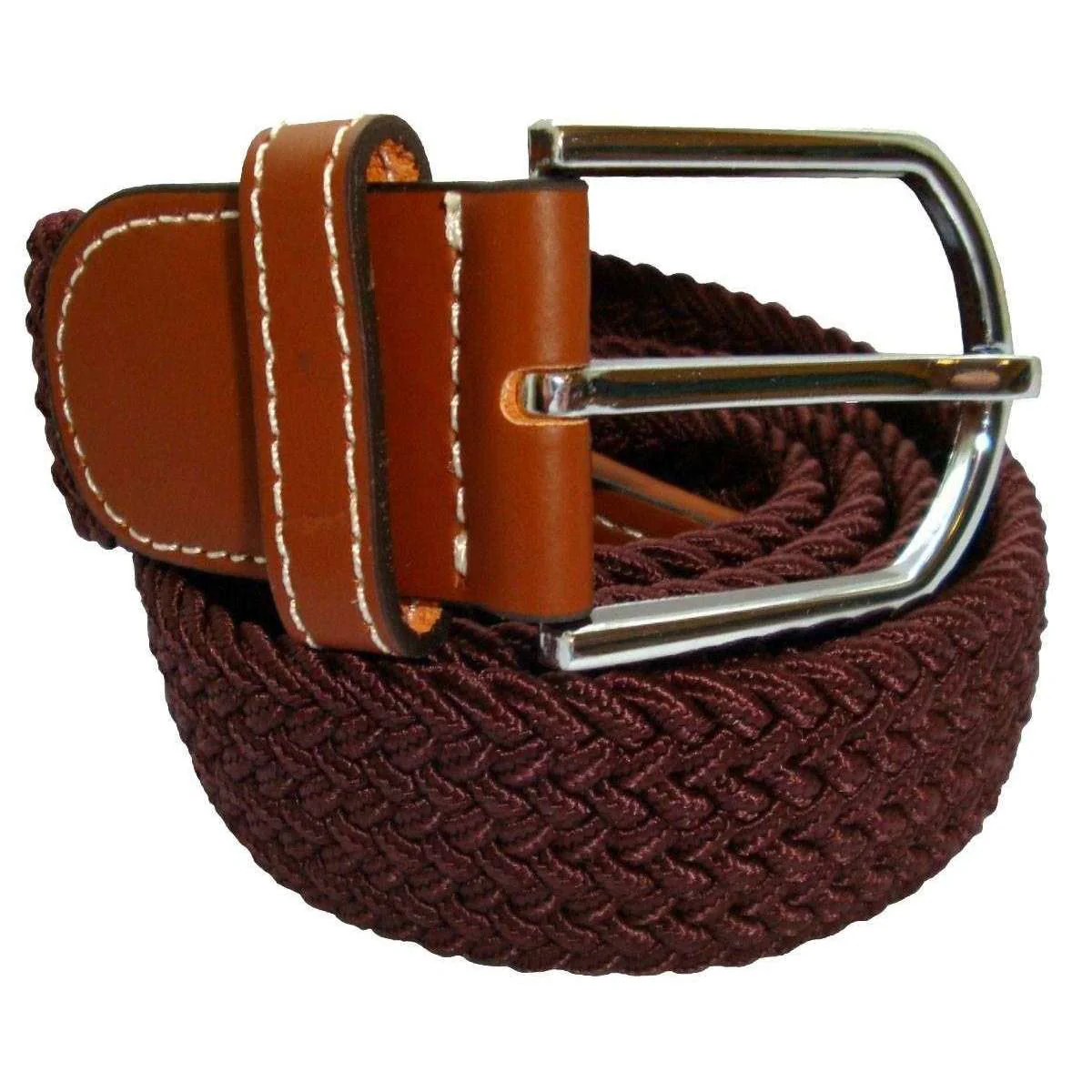 Bassin and Brown Plain Woven Belt - Brown - Image 5