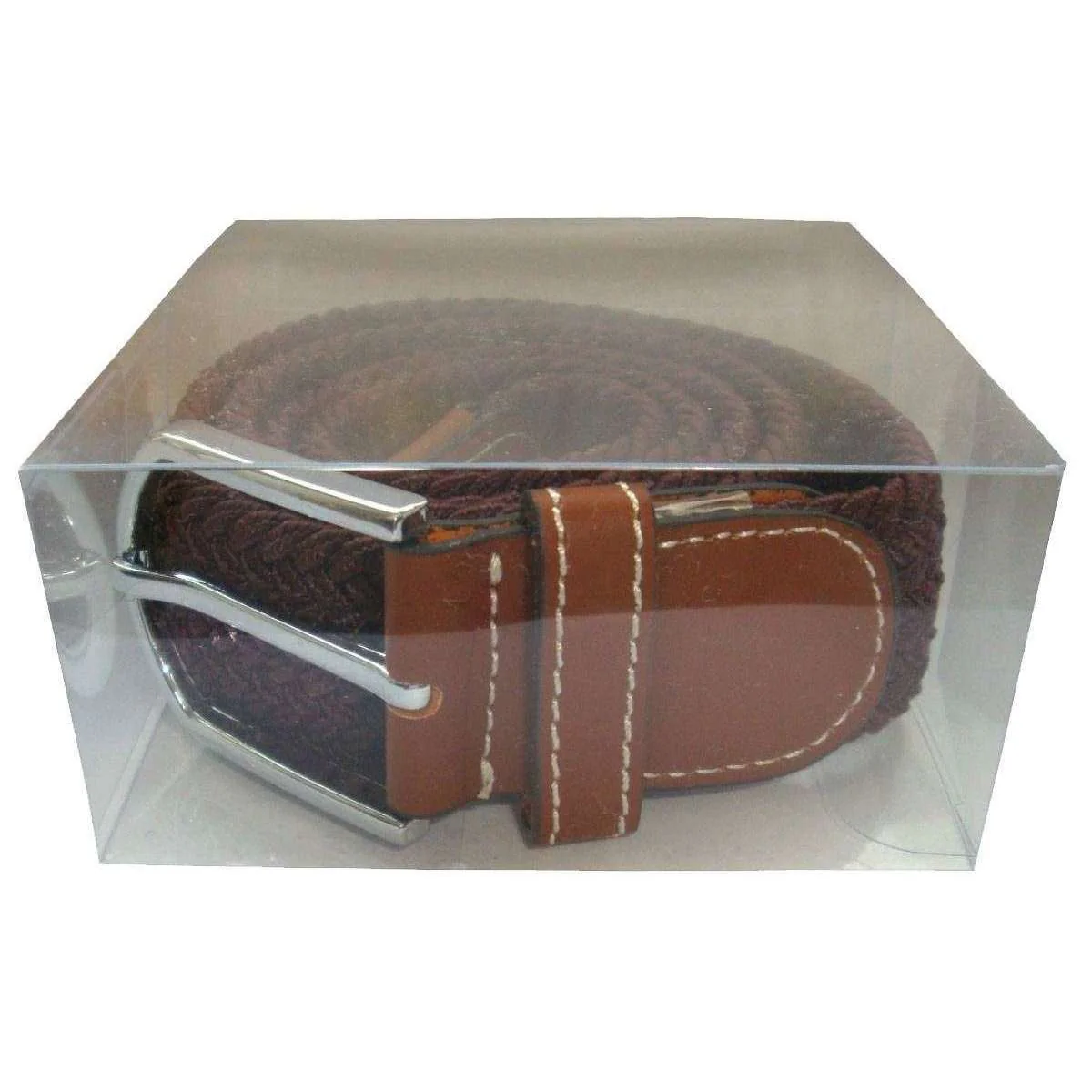 Bassin and Brown Plain Woven Belt - Brown - Image 6
