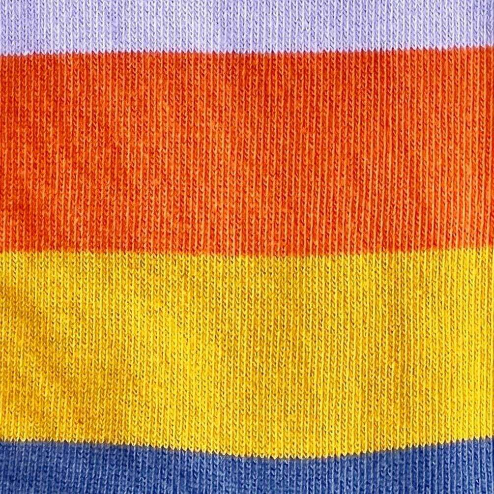Bassin and Brown Stripe Socks - Blue/Green/Pink - Image 3