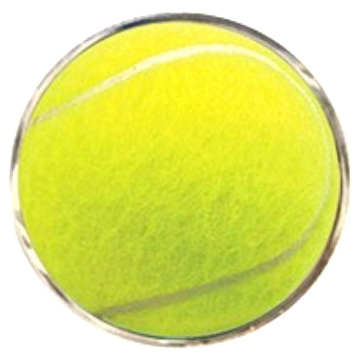 Bassin and Brown Tennis Ball Cufflinks - Yellow - Image 2
