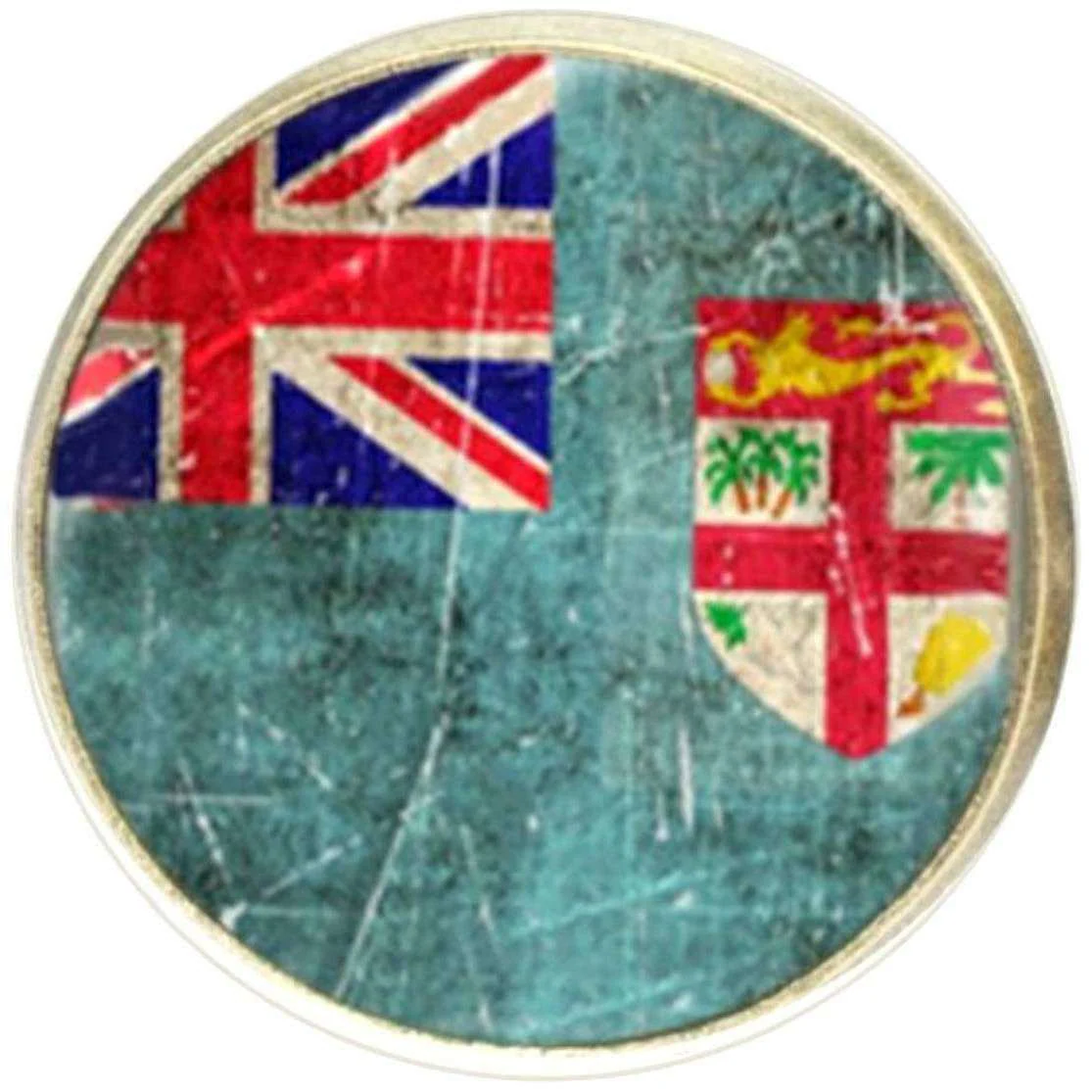 Bassin and Brown Union and St George Faded Flag Cufflinks - Red/White/Blue - Image 4