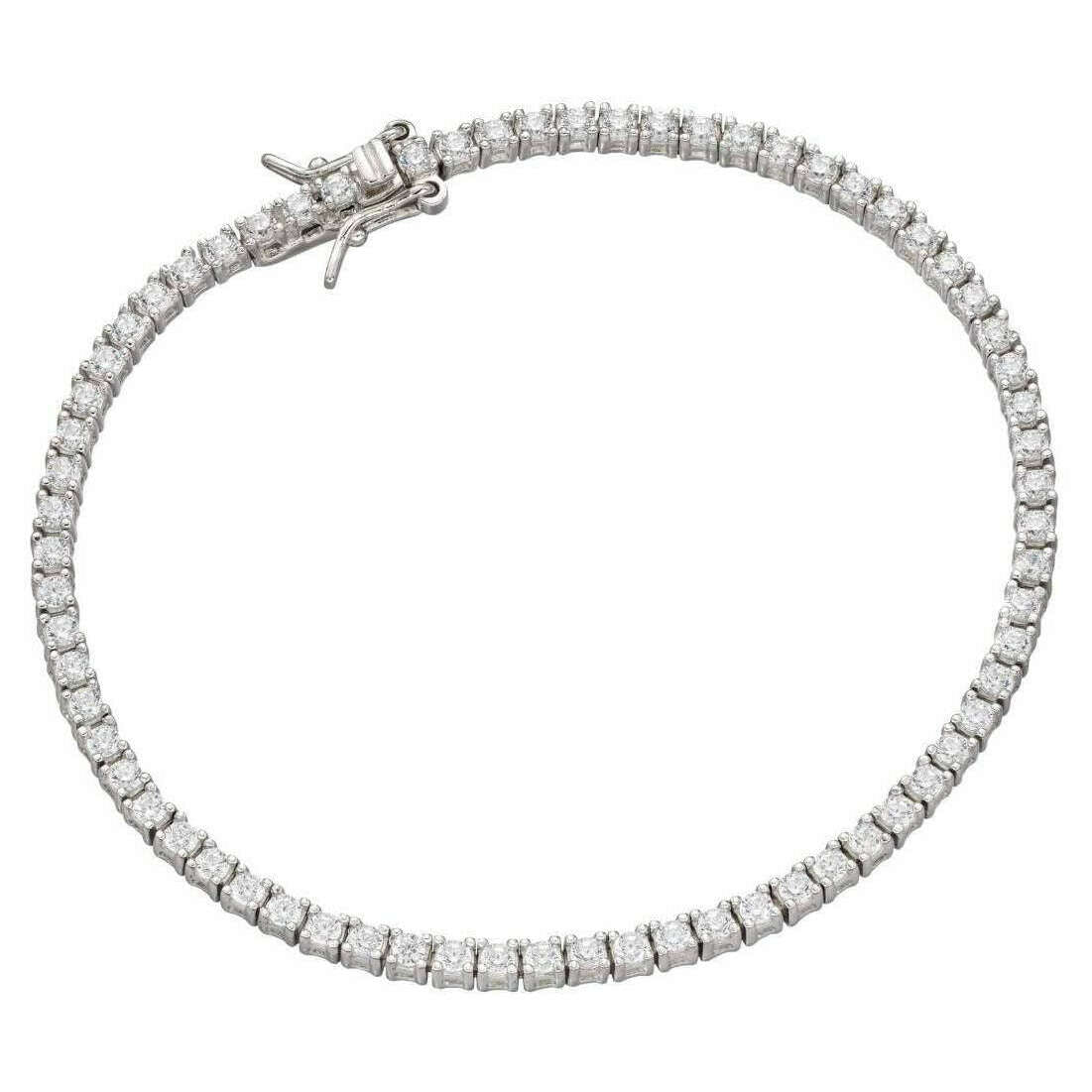 Beginnings Claw Set Gemstone Bracelet - Silver