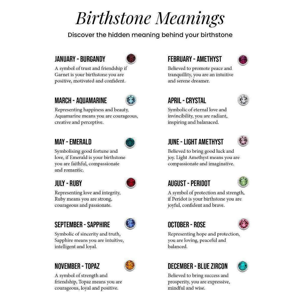 Beginnings June Crystal Birthstone Earrings - Gold/Pink - Image 3