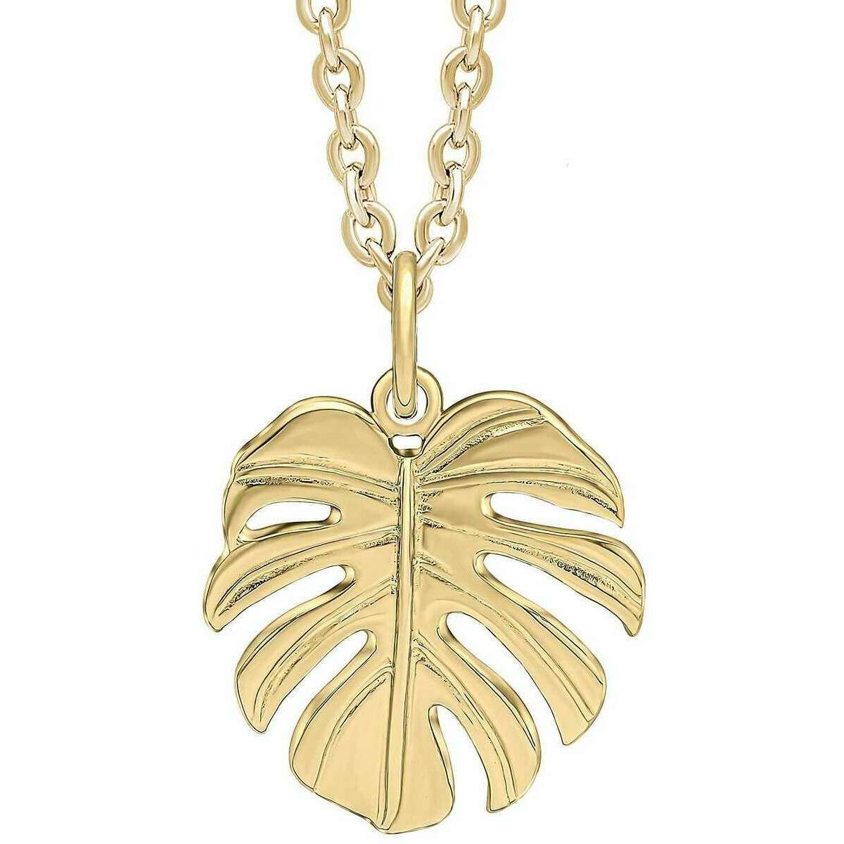 Beginnings Monstera Leaf Pendant - Gold