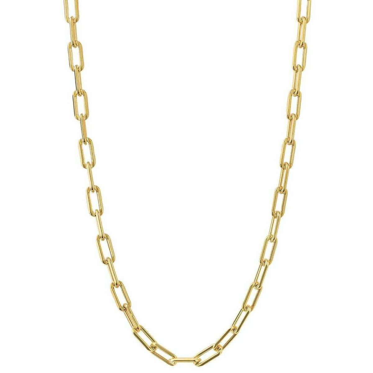 Beginnings Open Link Charm Carrier Necklace - Gold