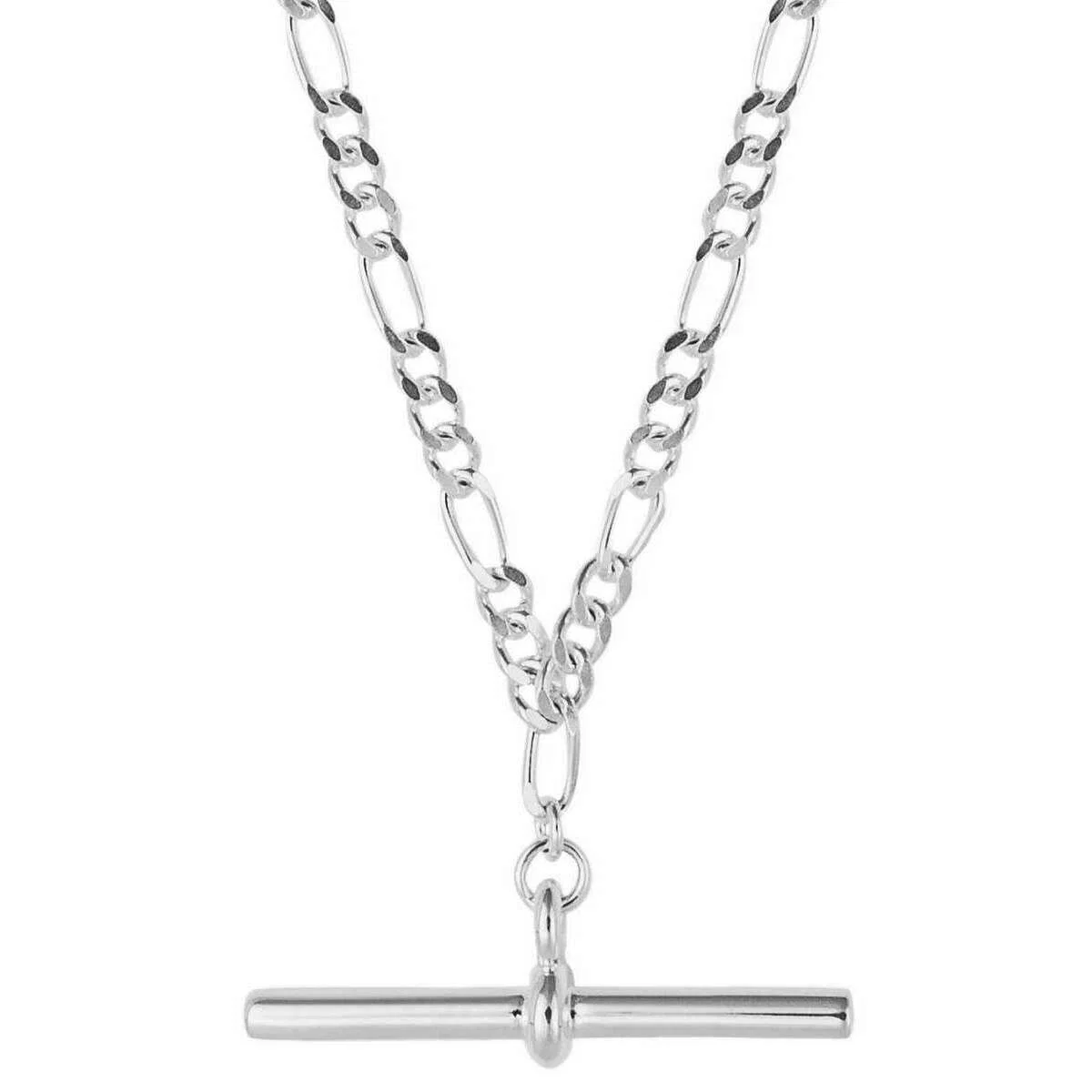 Beginnings T-Bar Link Chain Necklace - Silver