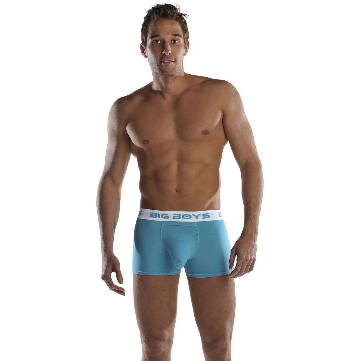 Big Boys Boxer Briefs - Cyan Blue - Image 3