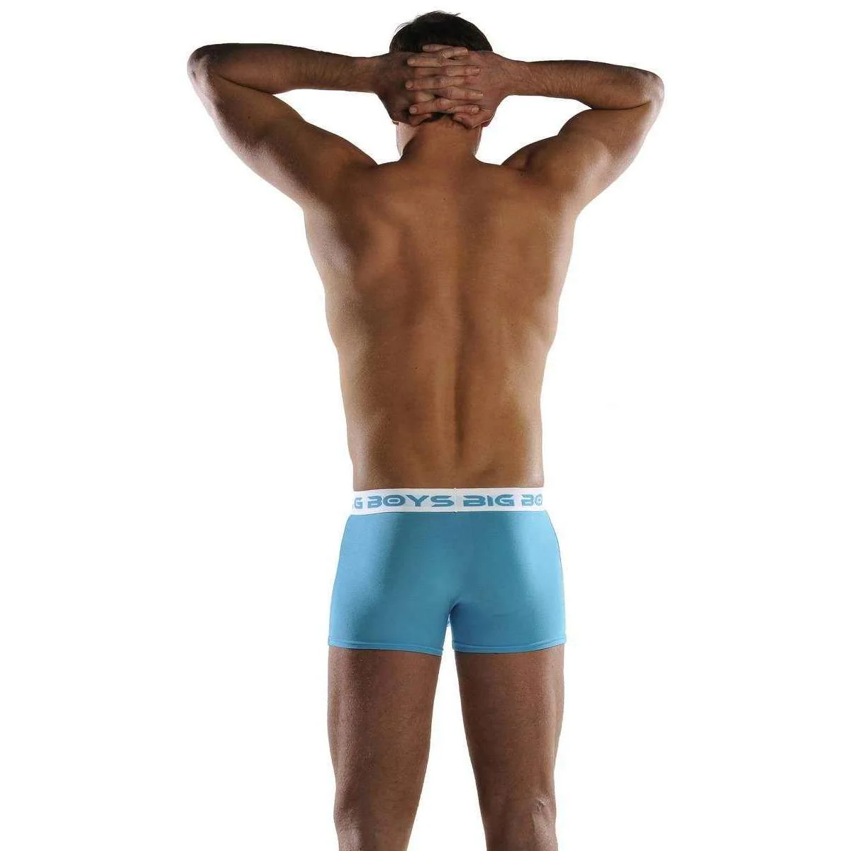 Big Boys Boxer Briefs - Cyan Blue - Image 4