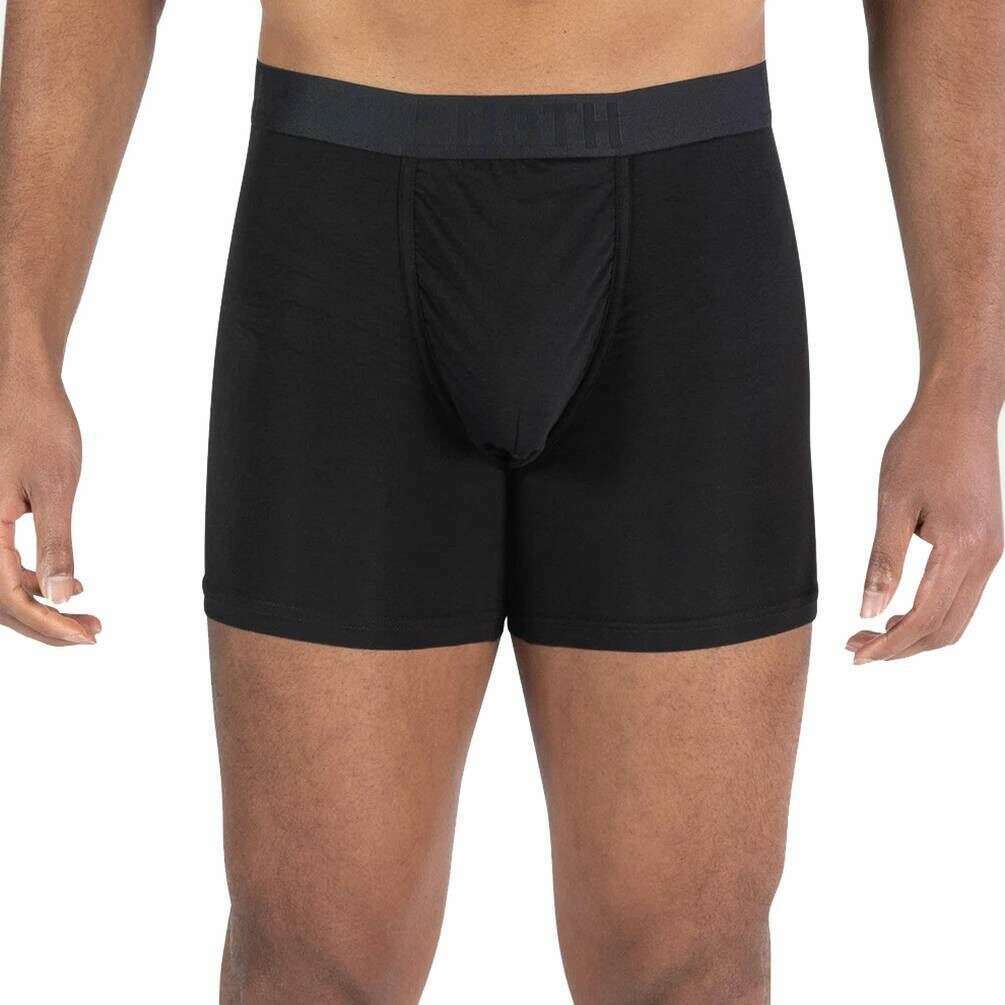 BN3TH Classic Essentials 2 Pack Boxer Briefs - Black/Heather Grey - Image 3