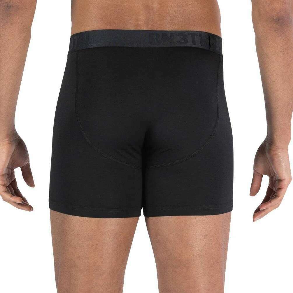 BN3TH Classic Essentials 2 Pack Boxer Briefs - Black/Heather Grey - Image 5