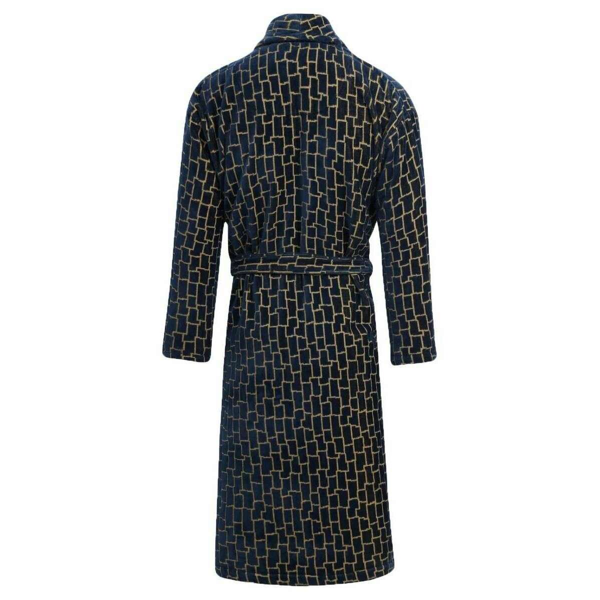 Bown of London Agean Dressing Gown - Blue/Gold - Image 2